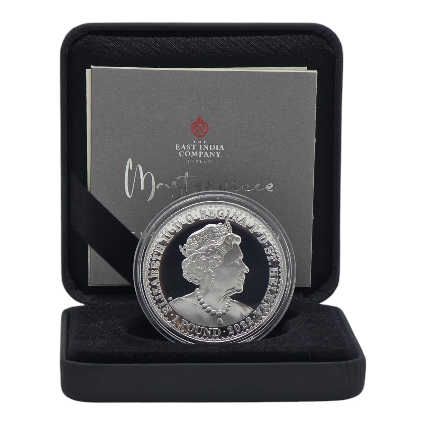 2022 £1 1oz Silver Proof Coin - Queen Victoria Gothic Crown Portrait