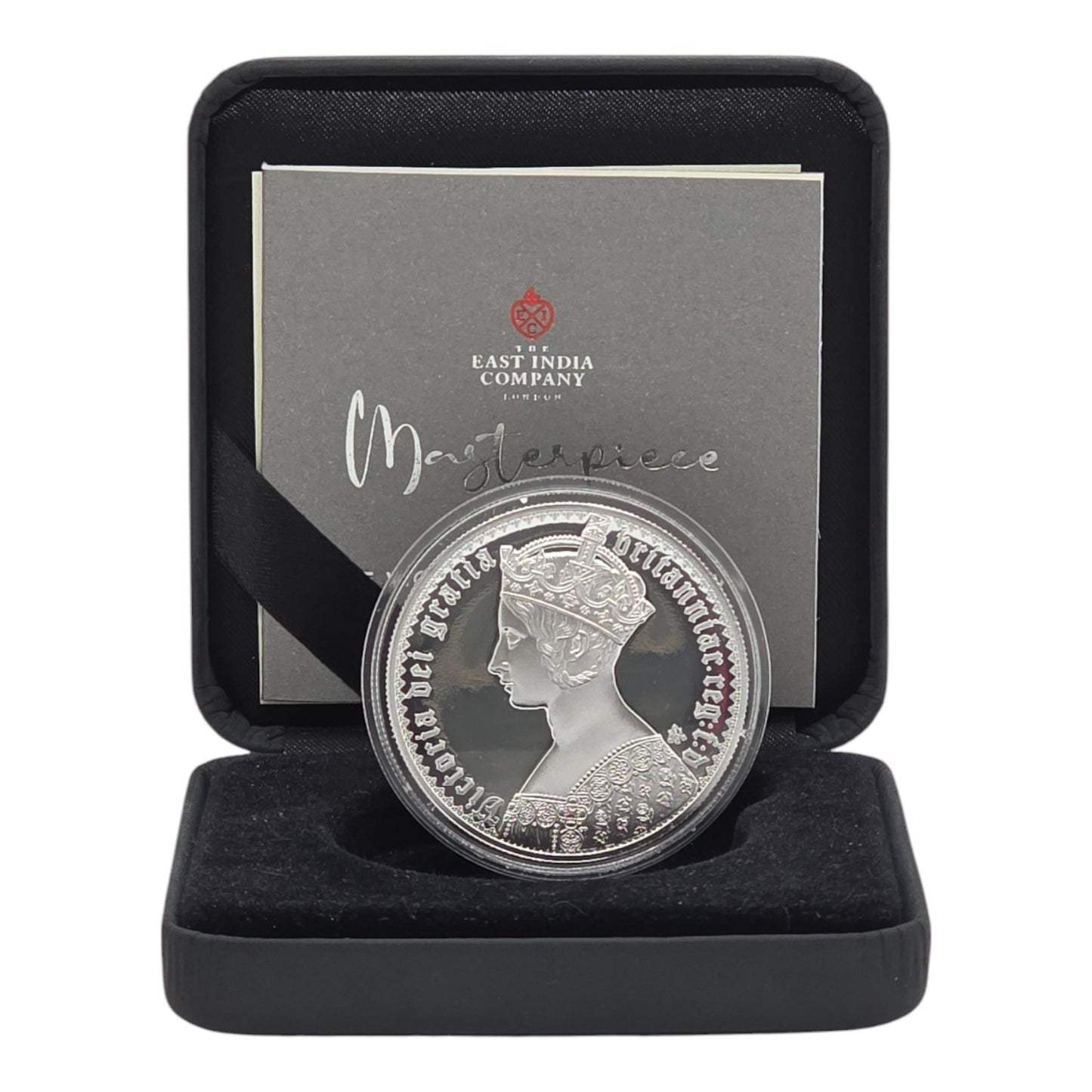 2022 £1 1oz Silver Proof Coin - Queen Victoria Gothic Crown Portrait