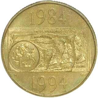1994 $1 Coin - 10th Anniversary of the Dollar Coin/Dollar Decade