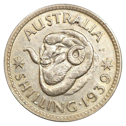 1939 Australian Shilling - Extremely Fine