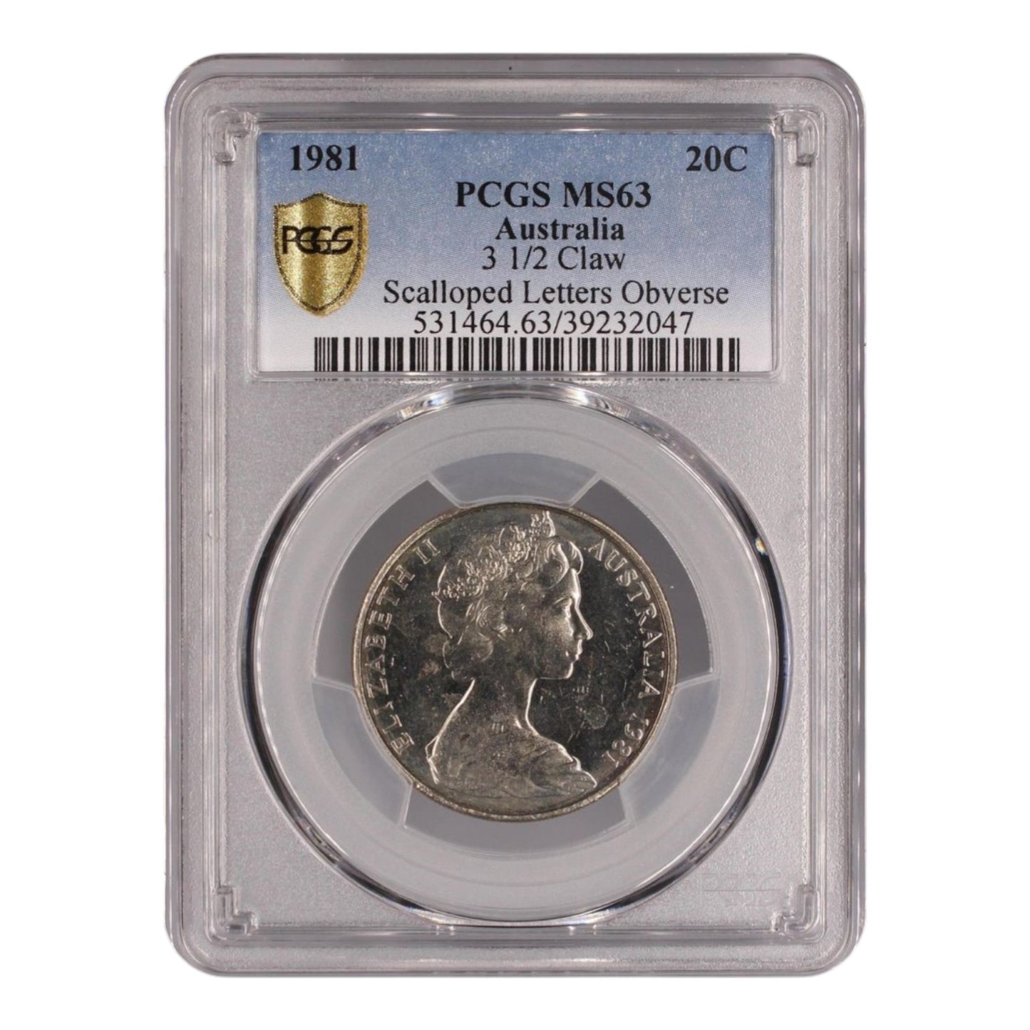 1981 20c Coin - "3 1/2 Claw" Variety - MS63 #39232047