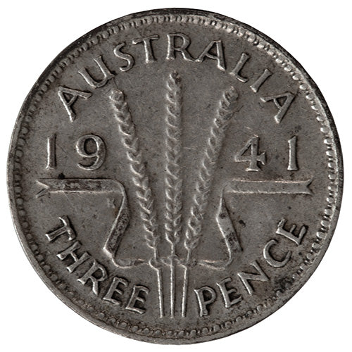 1941 Australian Threepence - Very Good