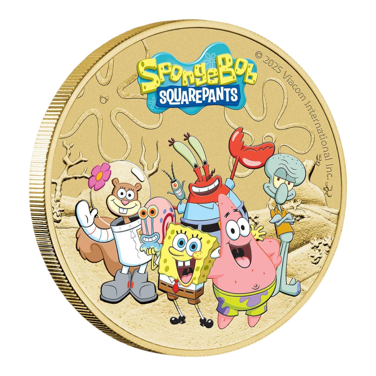 2025 SpongeBob & Friends $1 Colour Uncirculated Coin