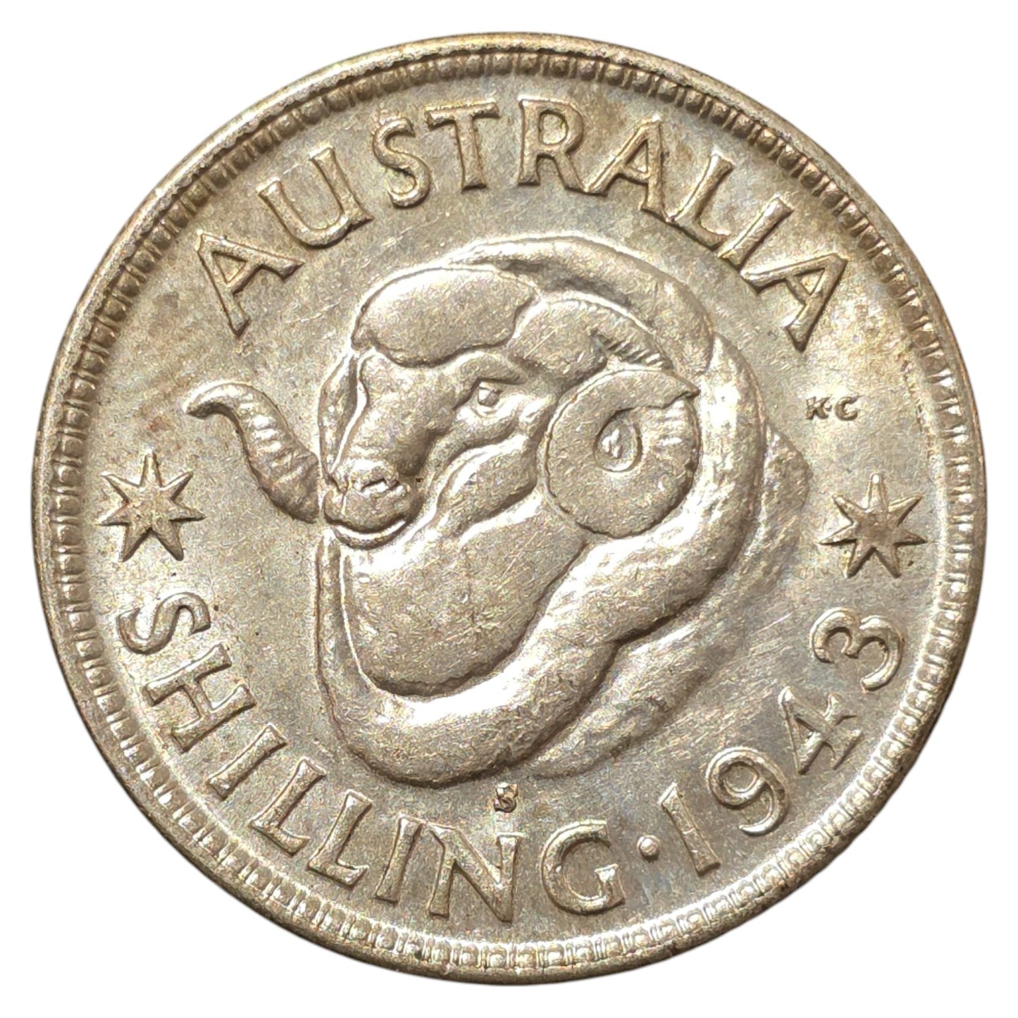 1943 (s) Australian Shilling - Extremely Fine