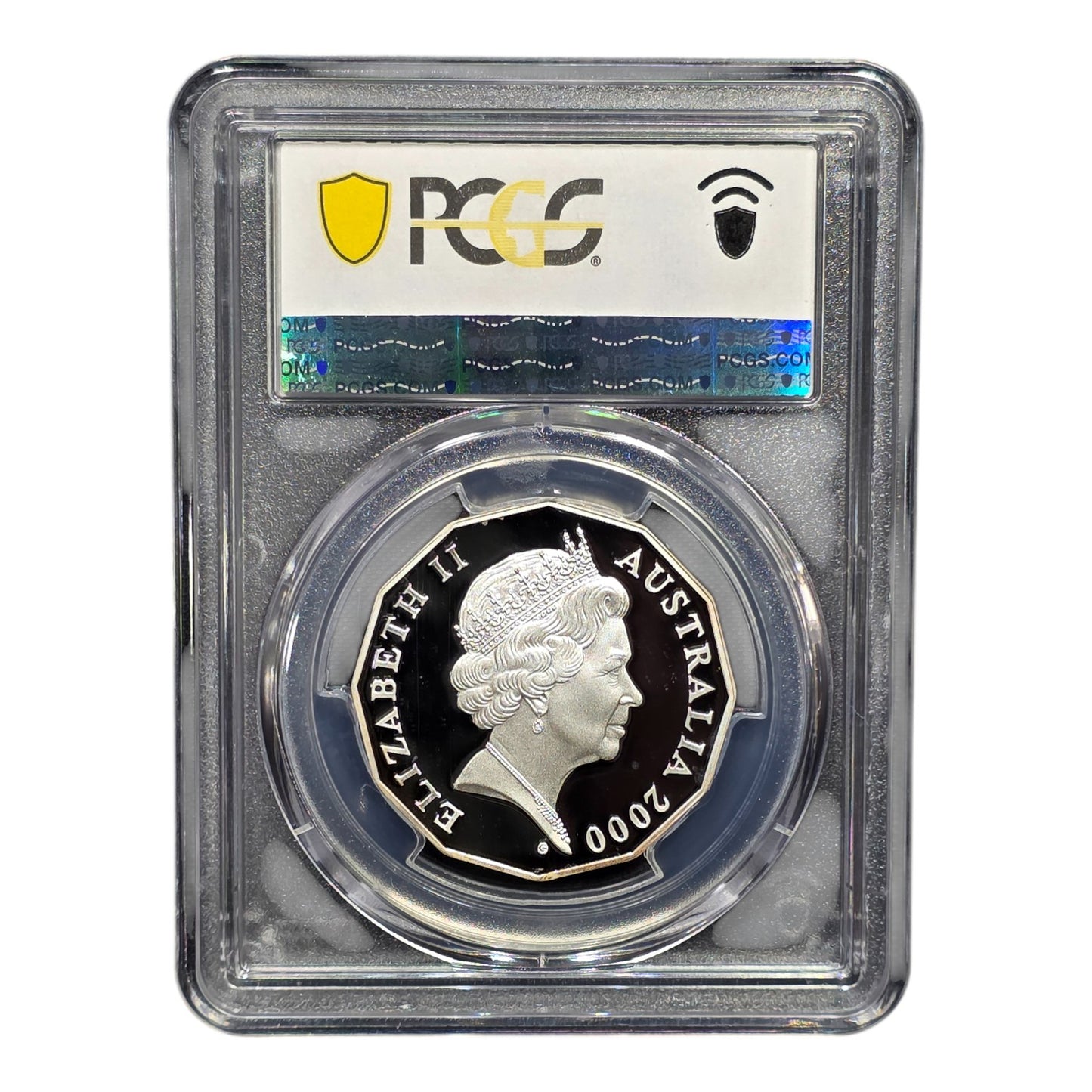 2000 50c Coin - Silver Proof - Royal Visit - Graded PR70DCAM - #45393343