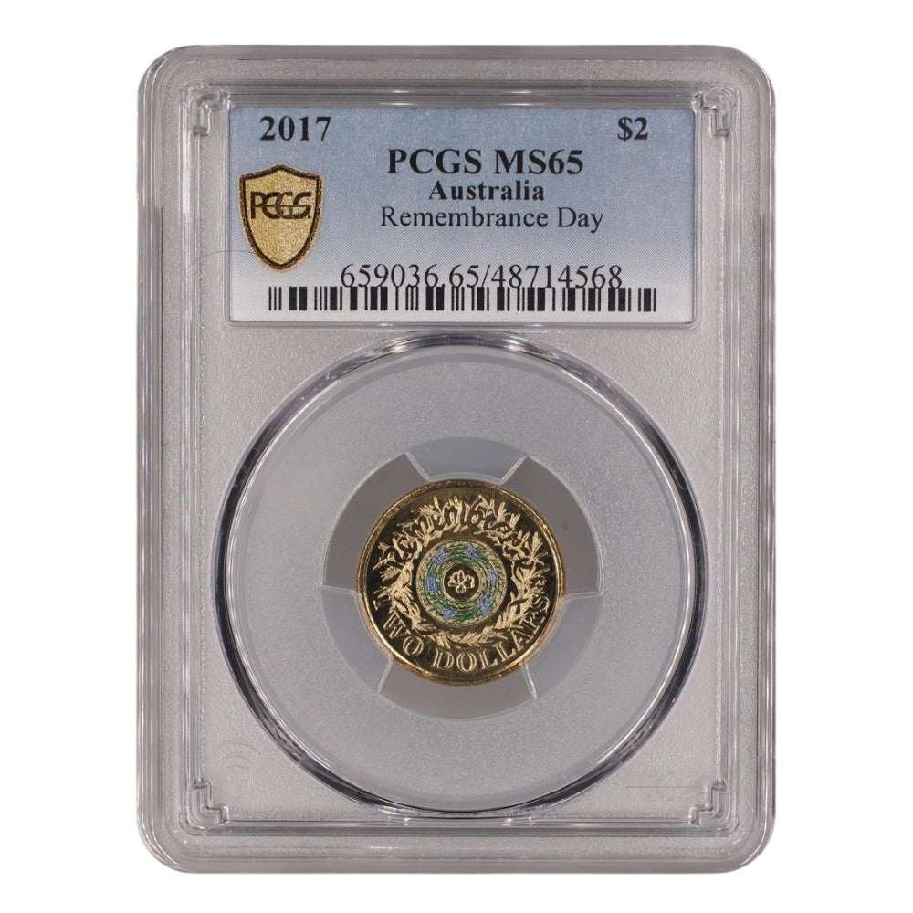 2017 $2 Coin - Remembrance Day - MS65 - #48714568
