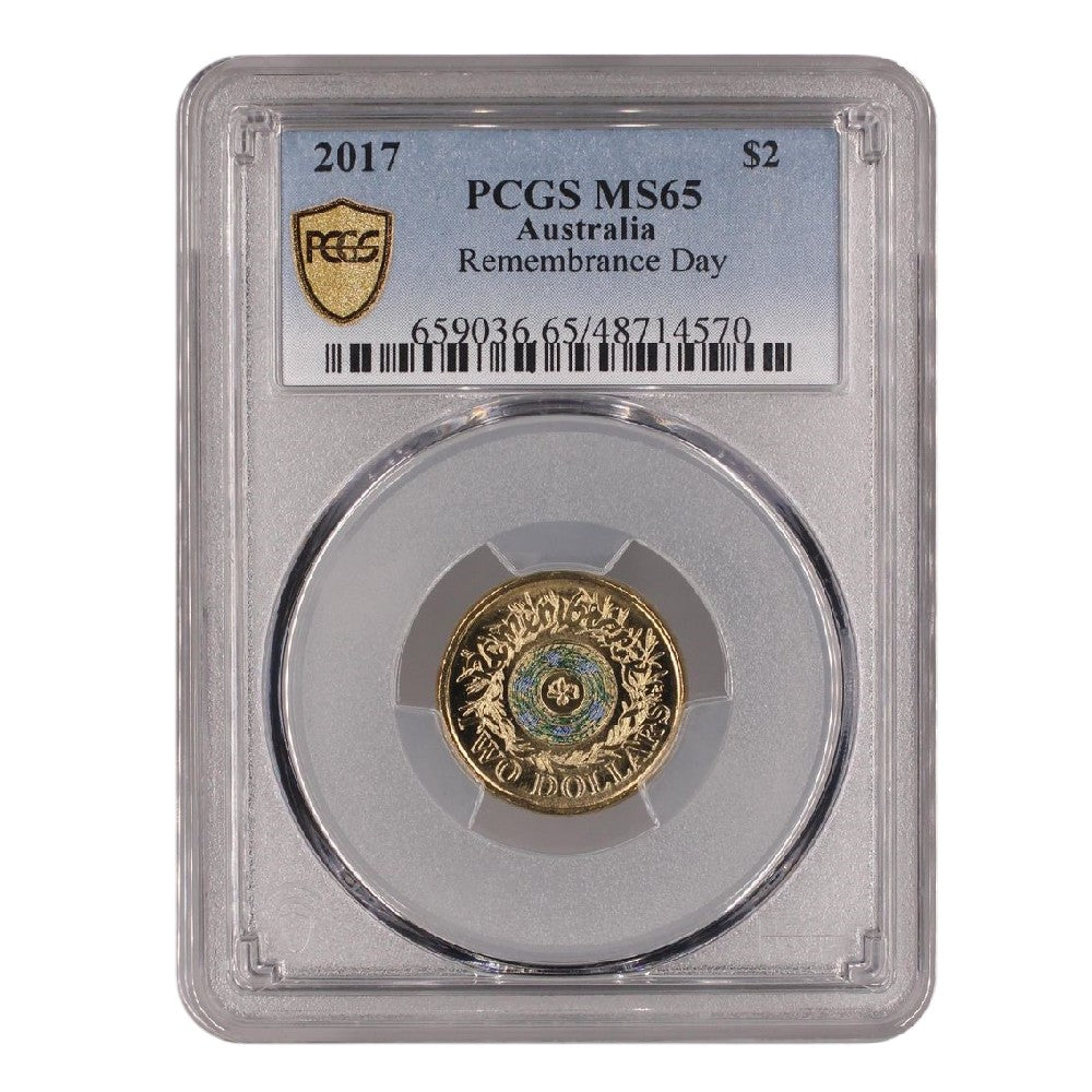 2017 $2 Coin - Remembrance Day - MS65 - #48714570