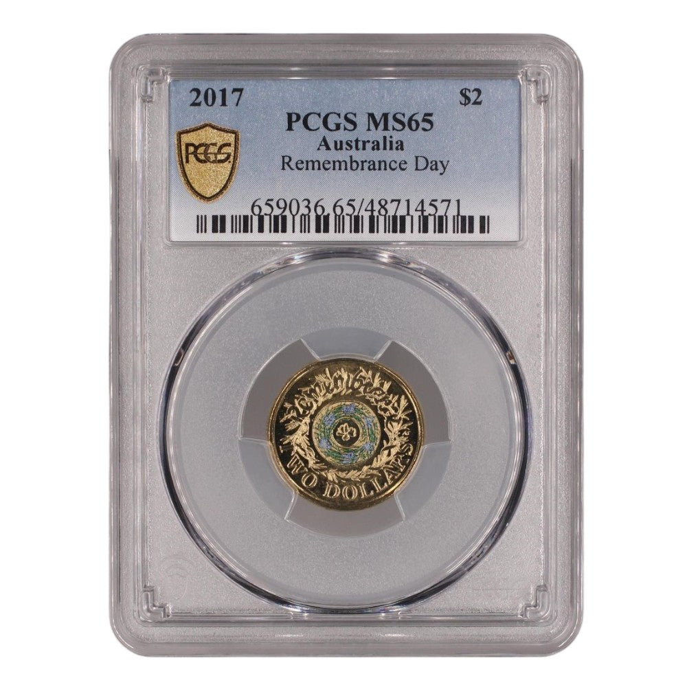 2017 $2 Coin - Remembrance Day - MS65 - #48714571