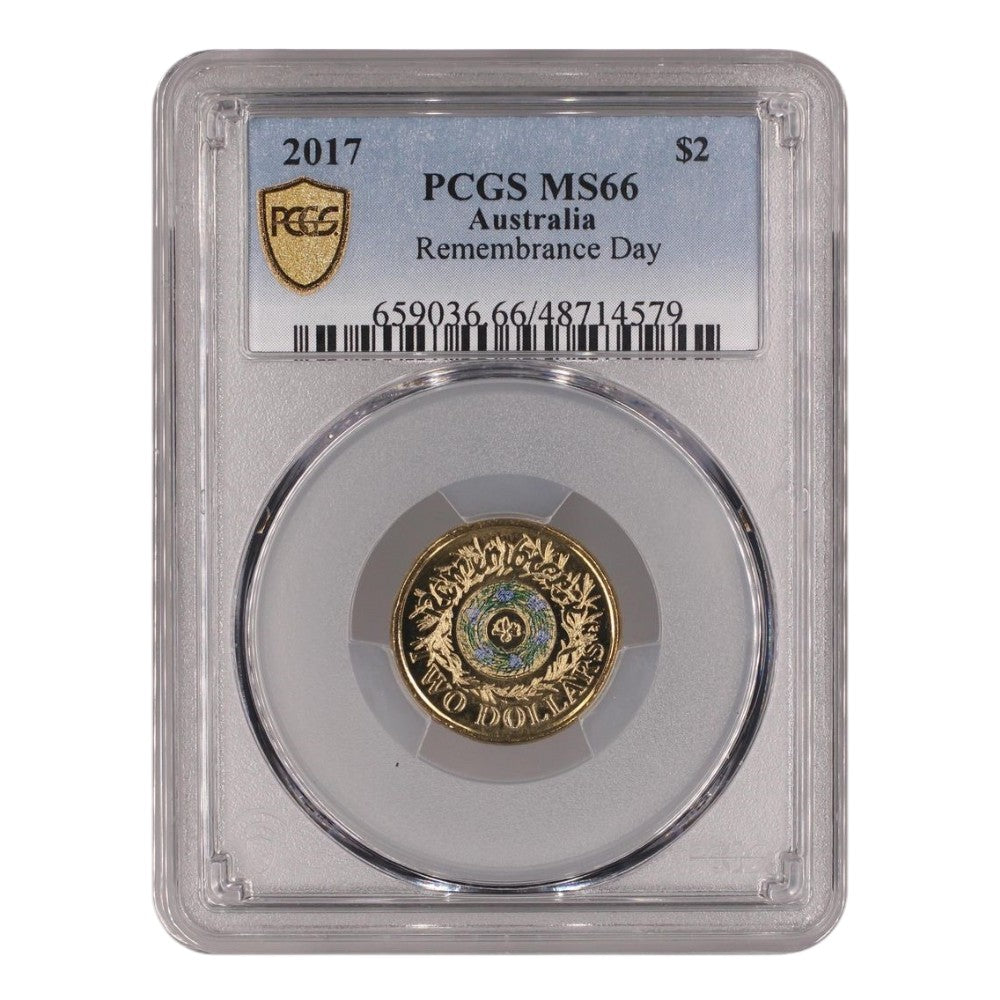 2017 $2 Coin - Remembrance Day - MS66 - #48714579