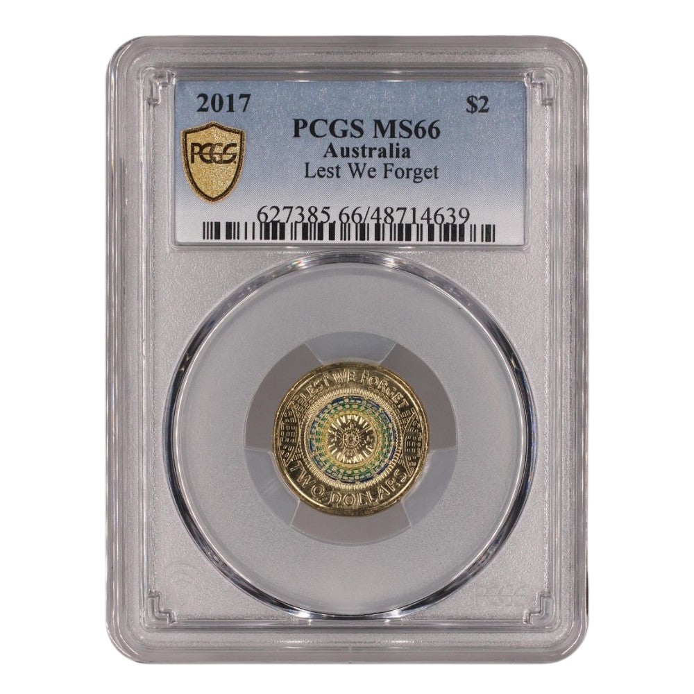 2017 $2 Coin - Lest We Forget - MS66 - #48714639