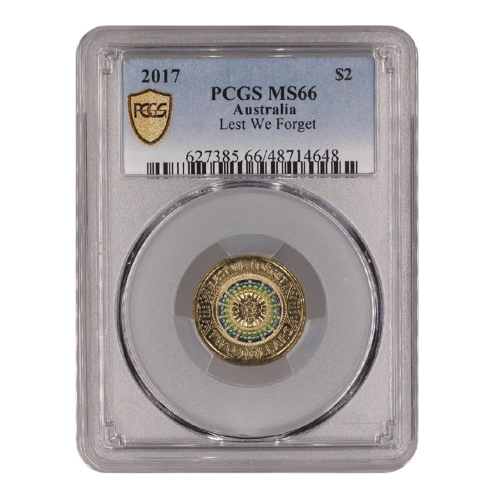 2017 $2 Coin - Lest We Forget - MS66 - #48714648