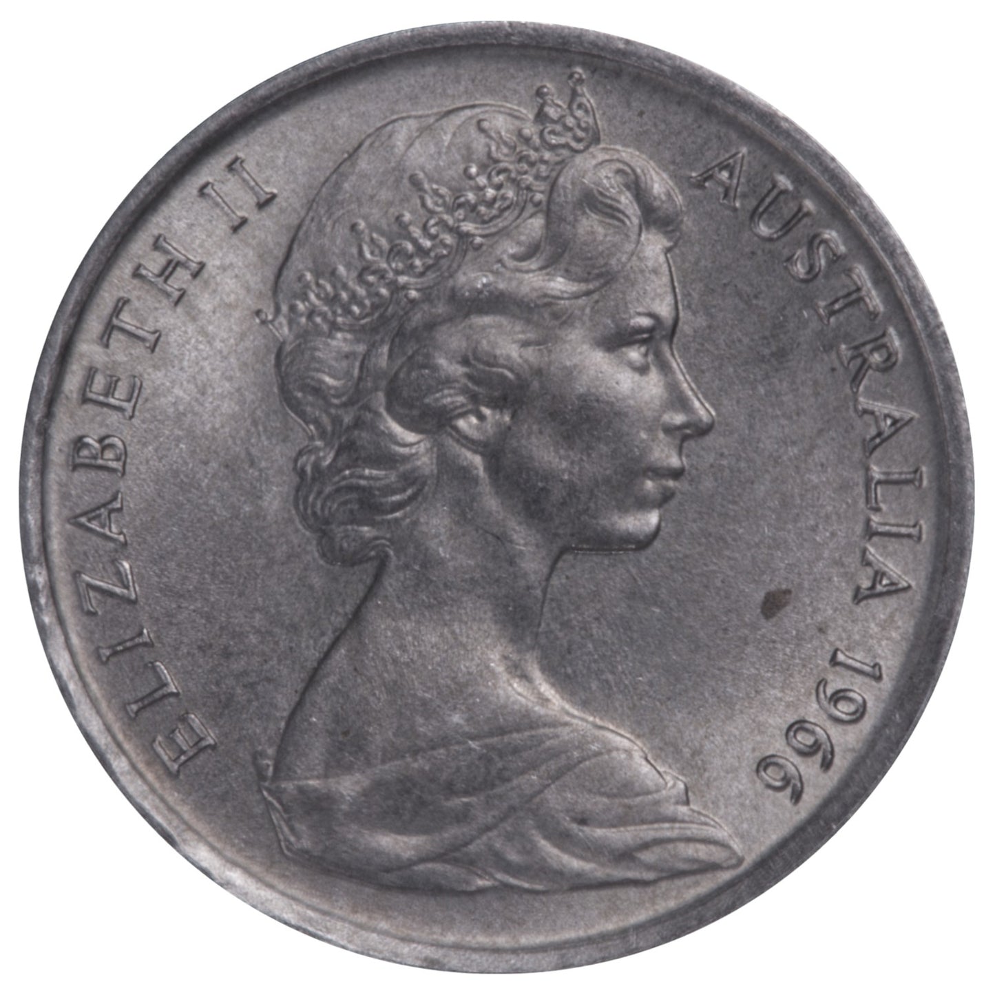 1966 5c Coin - Royal Mint London Variety - Uncirculated