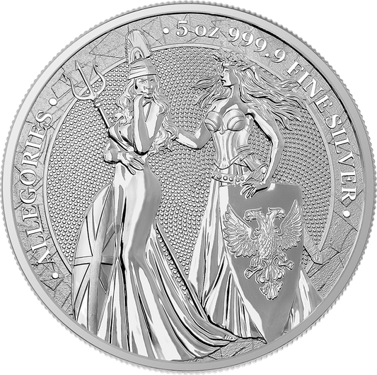 2019 Germania Mint - Allegories: Britannia & Germania 5 oz Silver BU