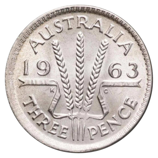1963 Australian Threepence - Uncirculated