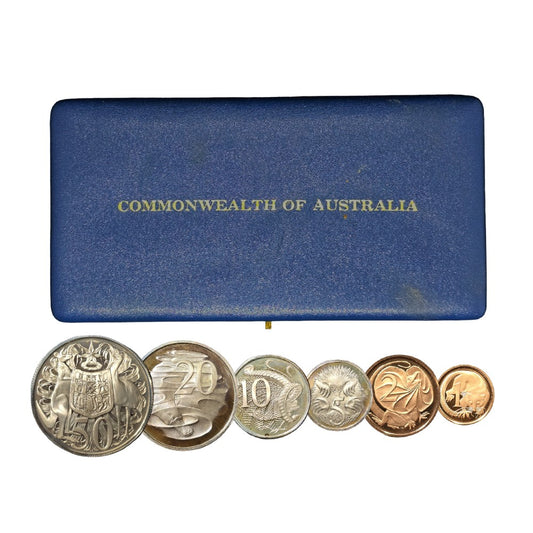 1966 Royal Australian Mint Proof Coin Set - First Year of Issue