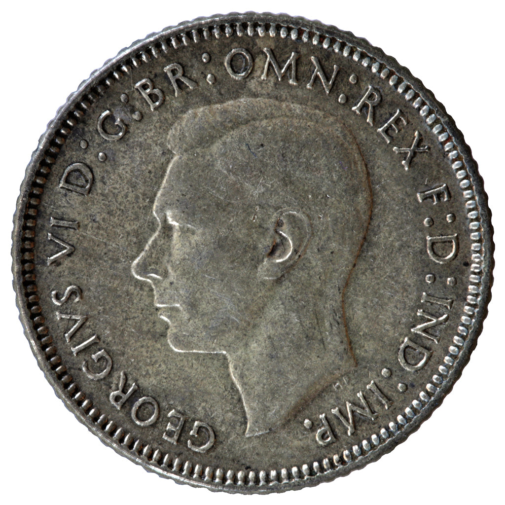 1942 D Australian Sixpence