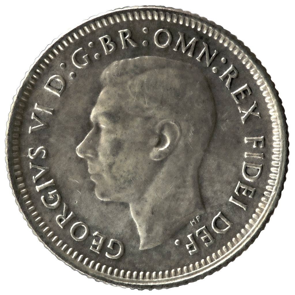 1951 M Australian Sixpence