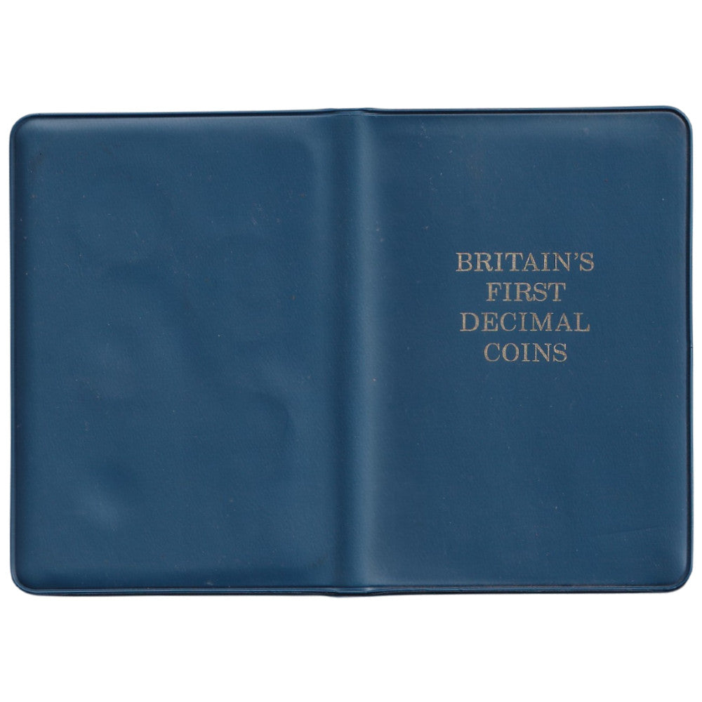 1971 Britain's First Decimal Coins - Blue Folder