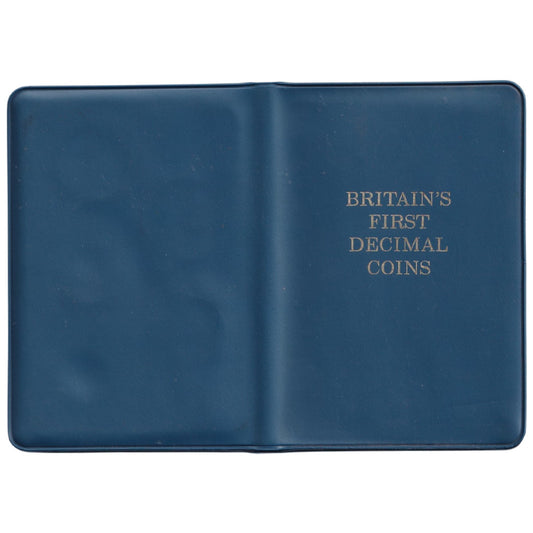 1971 Britain's First Decimal Coins - Blue Folder