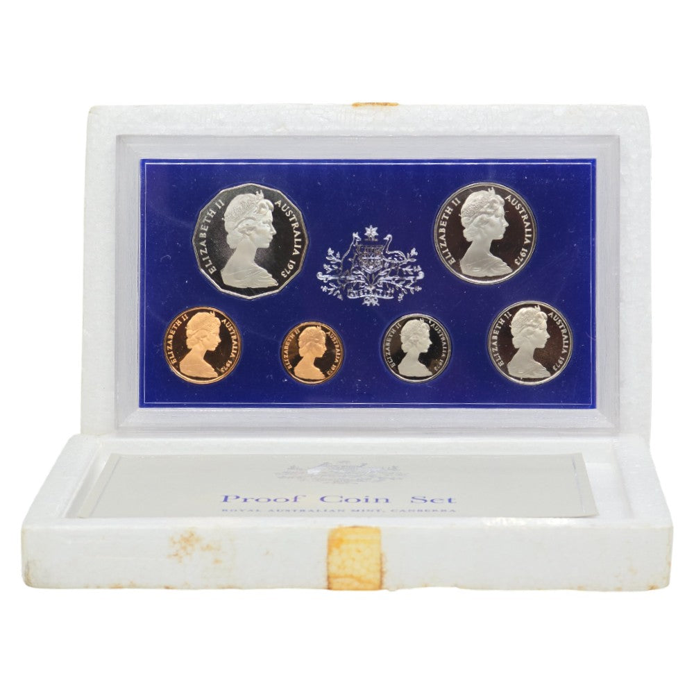 1973 Royal Australian Mint 6 Coin Proof Set *Toned*