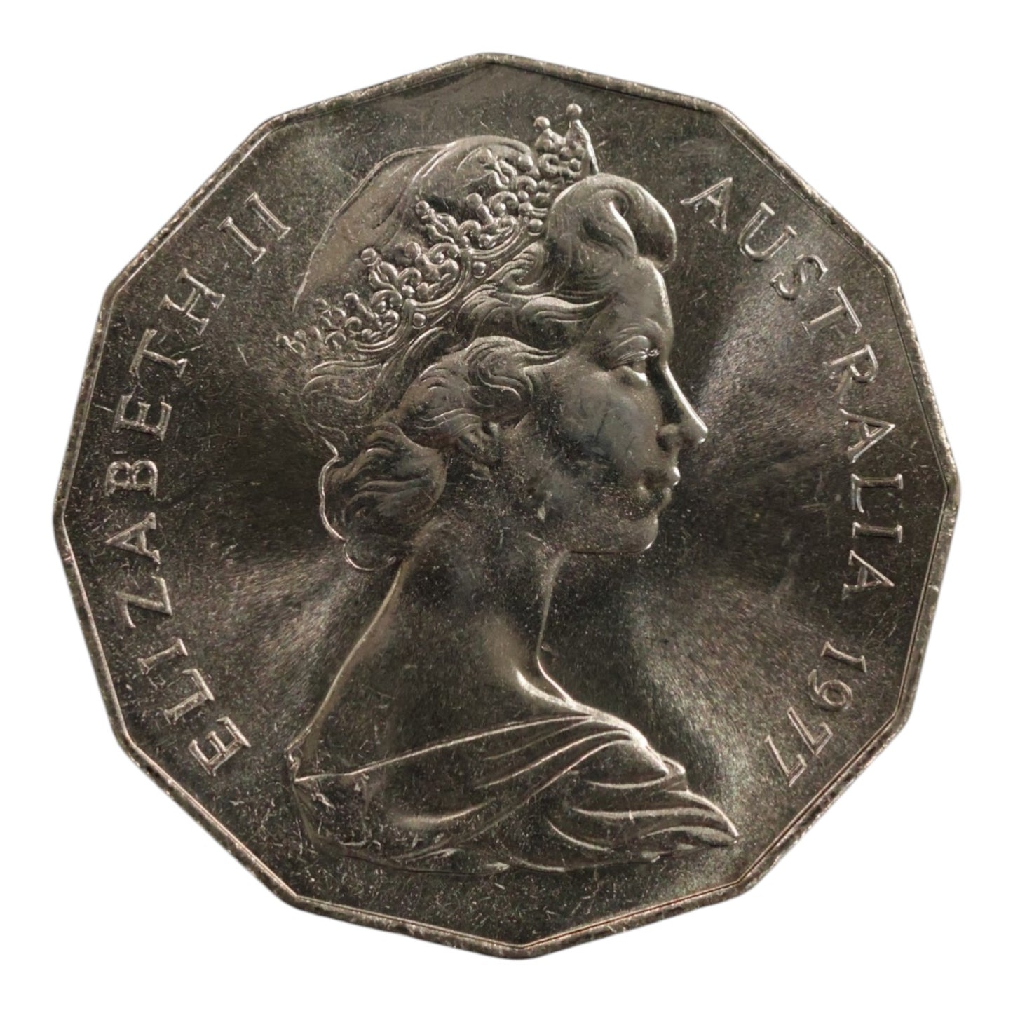 1977 50c Coin - Silver Jubilee of Queen Elizabeth II - Uncirculated
