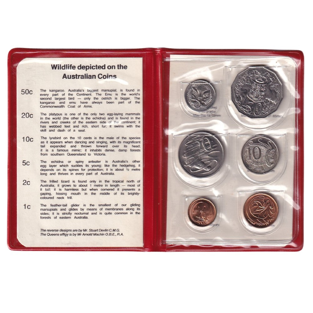 1983 Royal Australian Mint Uncirculated Set - Red Wallet