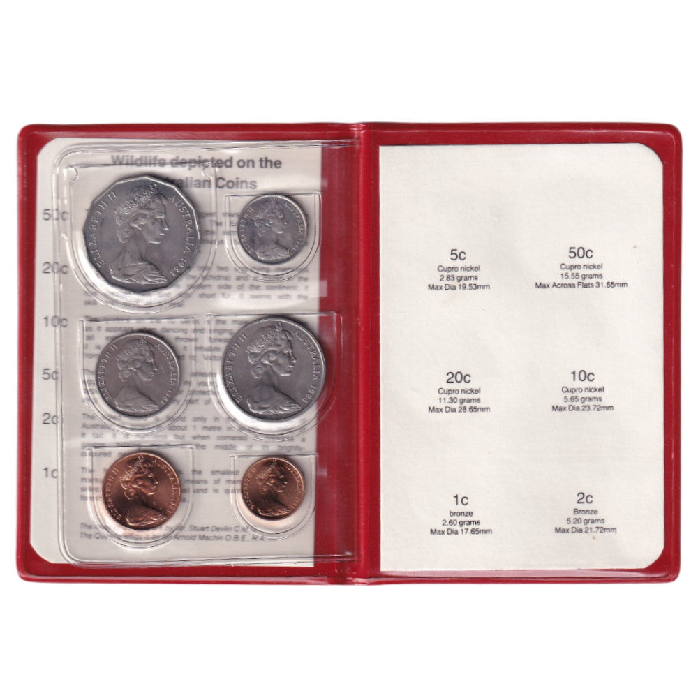 1983 Royal Australian Mint Uncirculated Set - Red Wallet