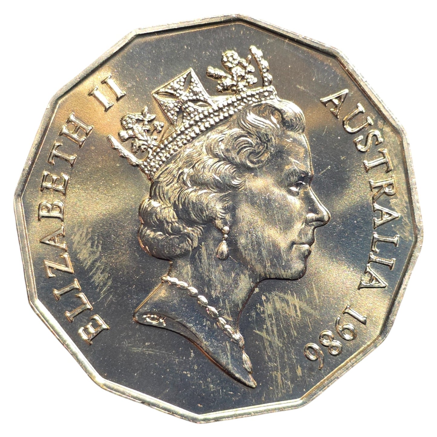 1986 50c Coin - Uncirculated (Tone)