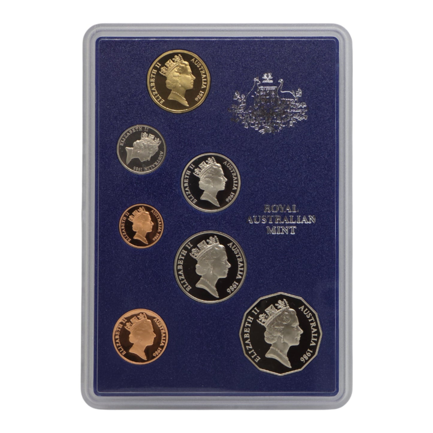 1986 Royal Australian Mint Proof Coin Set - "International Year of Peace"