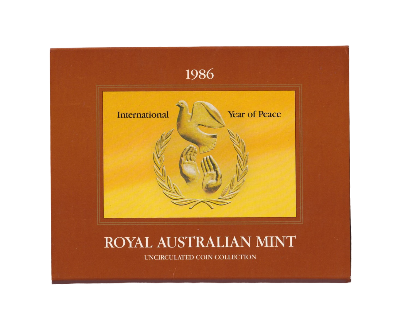 1986 Royal Australian Mint Uncirculated Coin Set - International Year of Peace