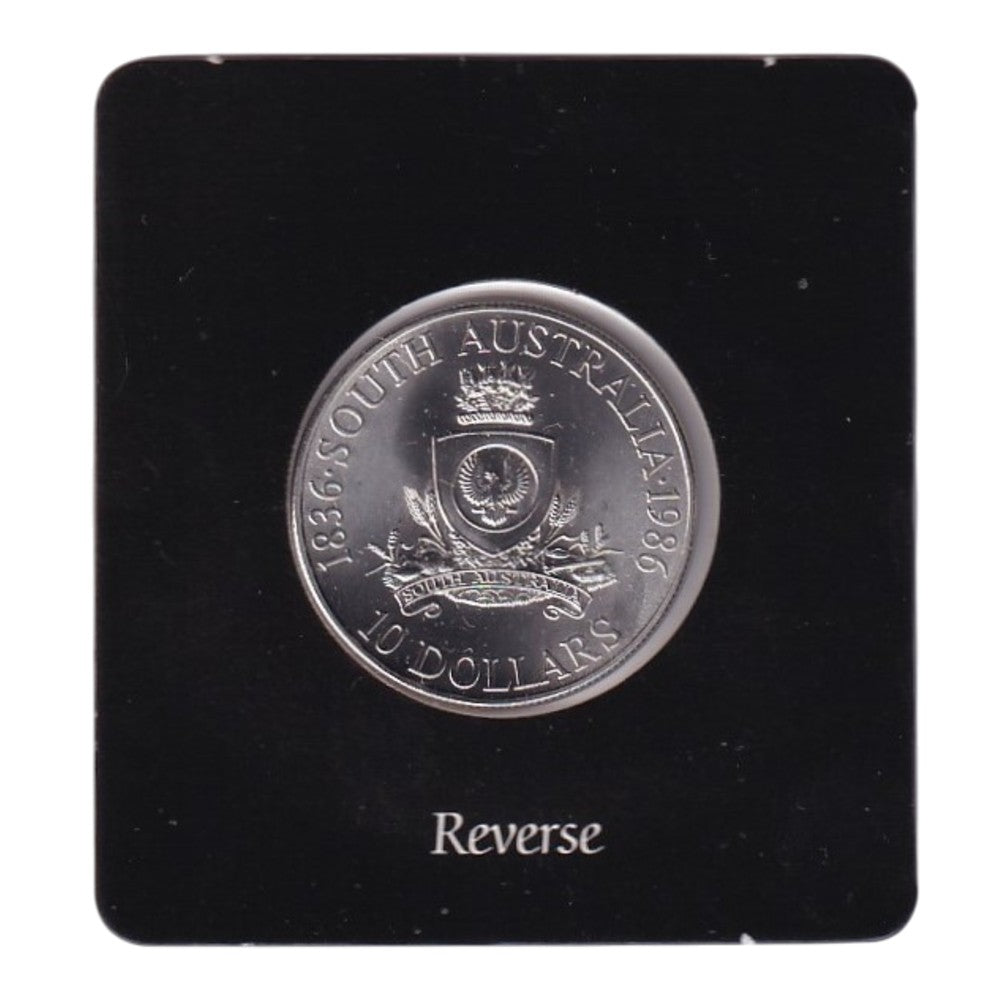 1986 $10 Silver Uncirculated Coin - State Series - South Australia
