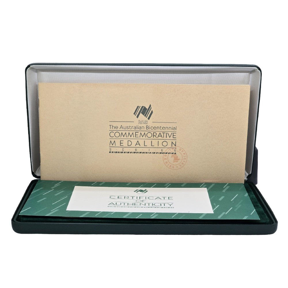1988 Australian Bicentennial Commemorative Sterling Silver Proof Medallion Series