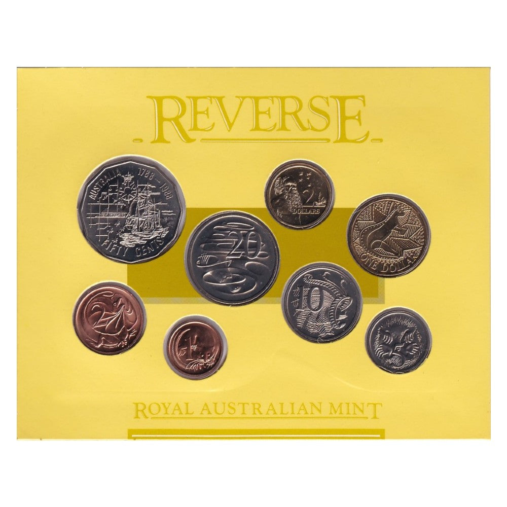 1988 Royal Australian Mint Uncirculated Coin Set - Australia's Bicentenary