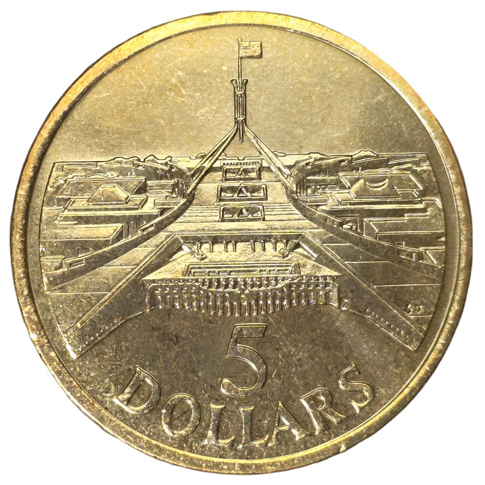 1988 $5 Coin - Opening of the Parliament House