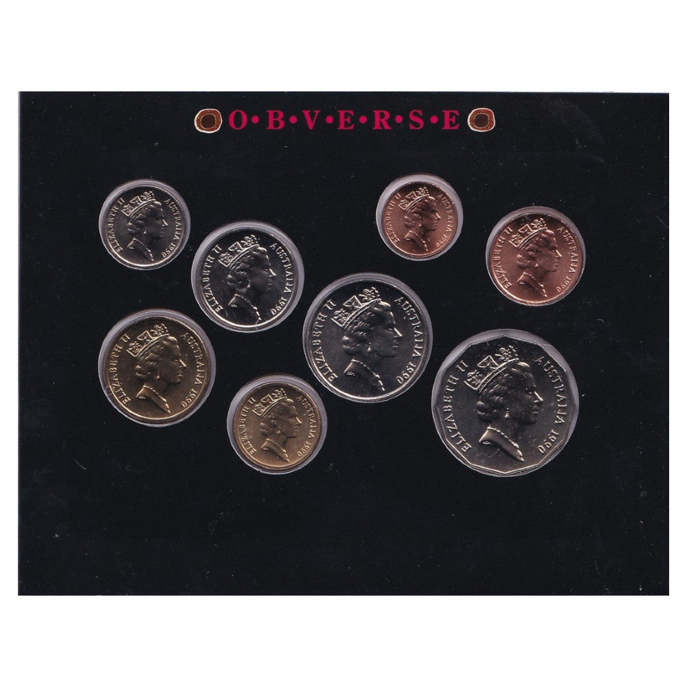 1990 Royal Australian Mint Uncirculated Coin Set- Tribute to the Australian Aboriginal People