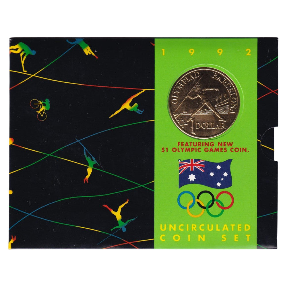 1992 Royal Australian Mint Uncirculated Coin Set - Barcelona Olympics