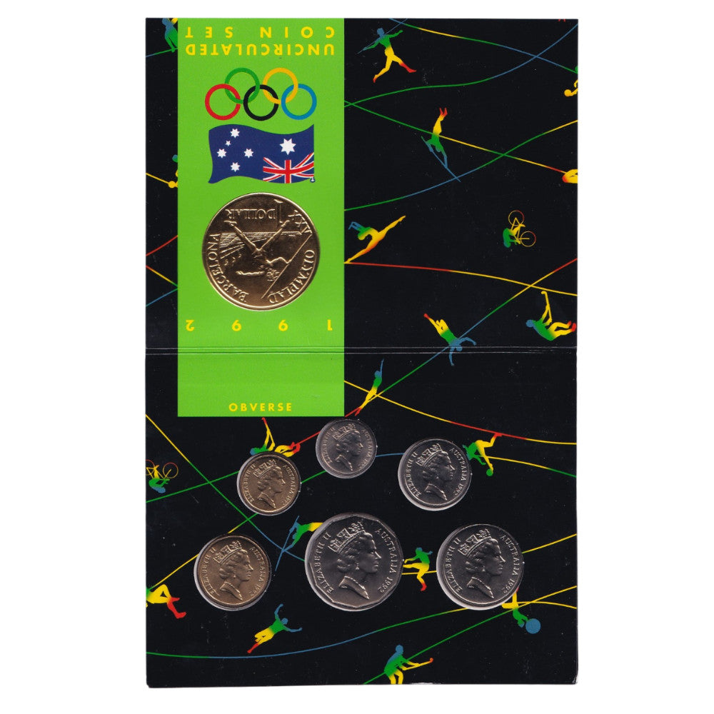 1992 Royal Australian Mint Uncirculated Coin Set - Barcelona Olympics