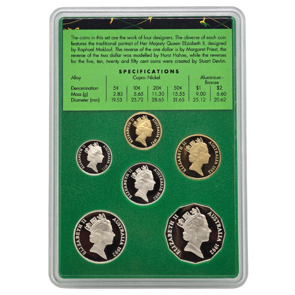 1992 Australian 6 Coin Proof Set - Barcelona Olympic Games