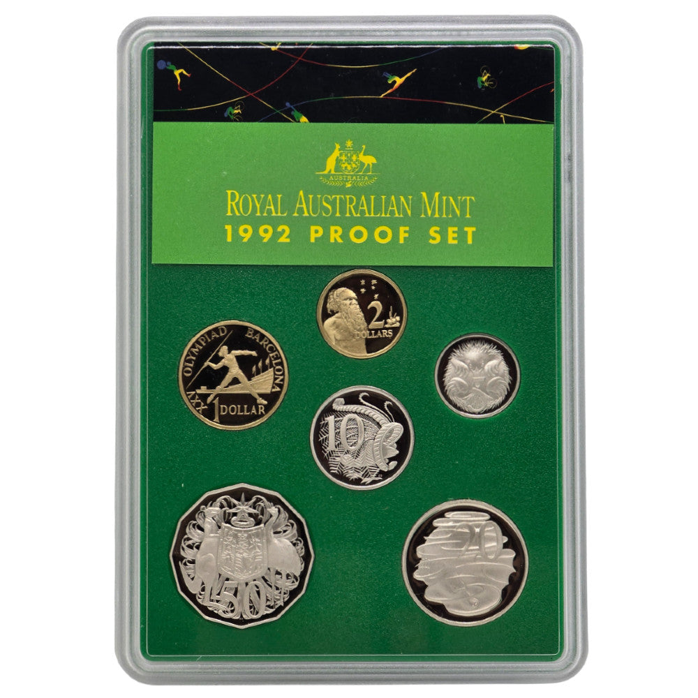 1992 Australian 6 Coin Proof Set - Barcelona Olympic Games