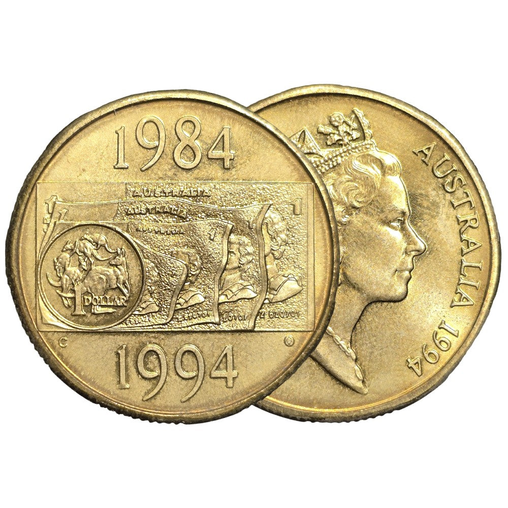 1994 $1 Coin - 10th Anniversary of the Dollar Coin/Dollar Decade