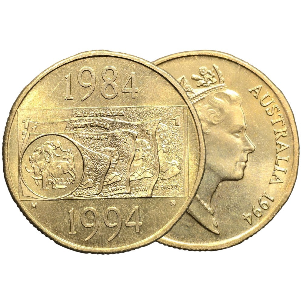 1994 $1 Coin - 10th Anniversary of the Dollar Coin/Dollar Decade