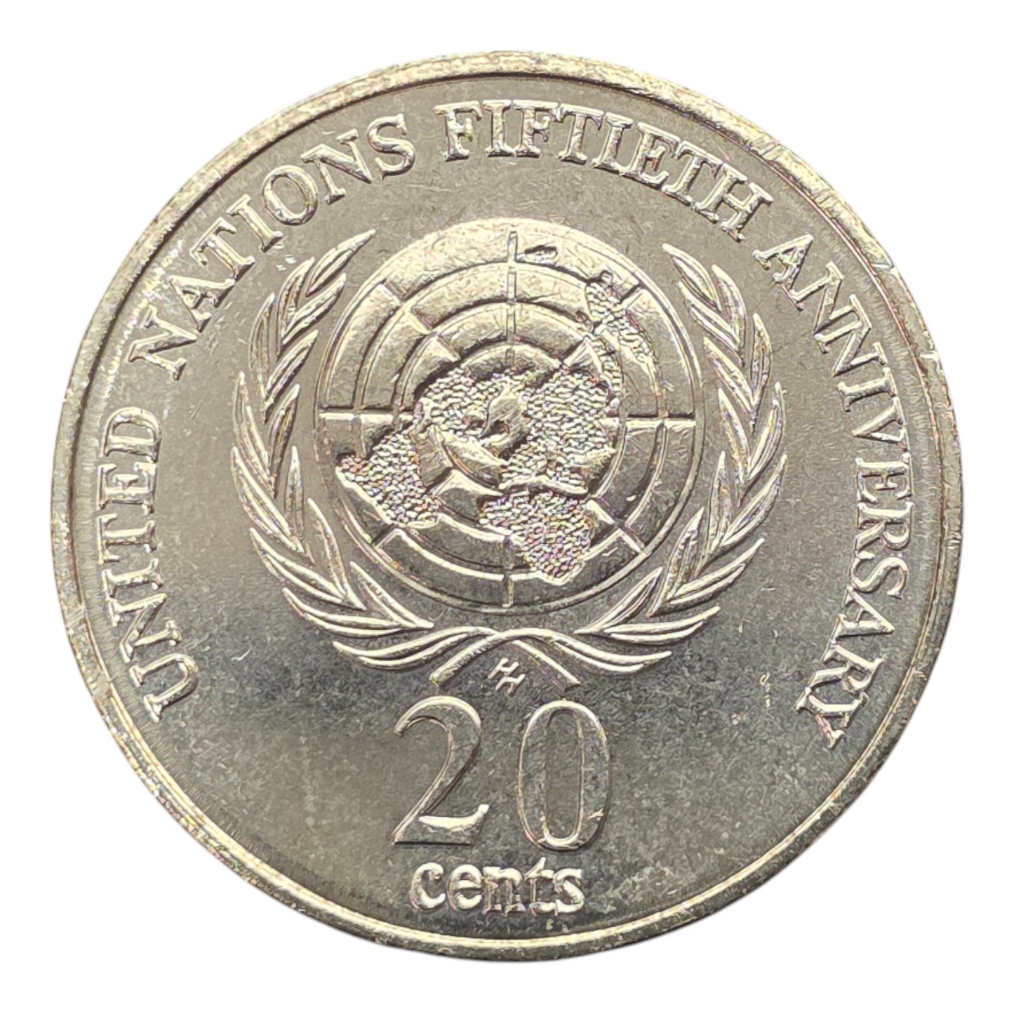 1995 20c Coin - 50th Anniversary of the United Nations - Uncirculated