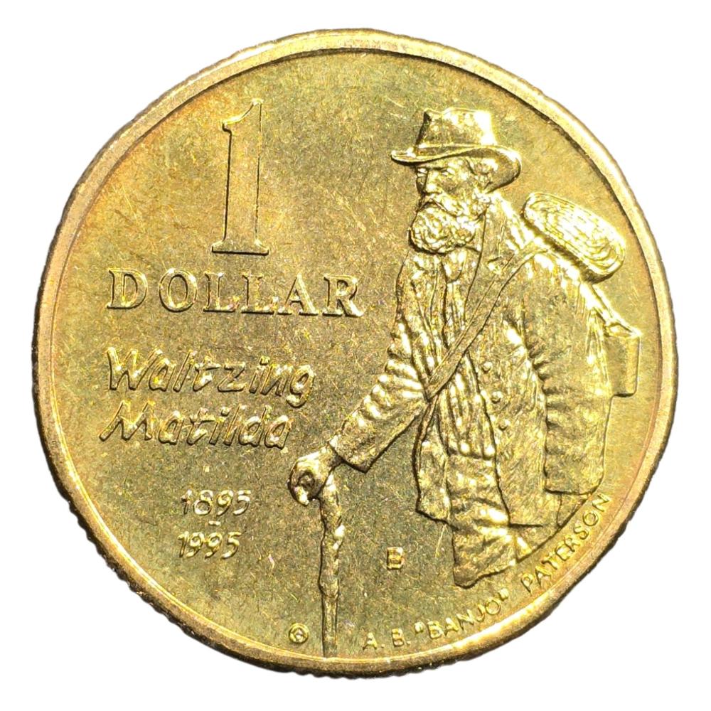 1995 $1 Coin - Centenary of Banjo Paterson's "Waltzing Matilda"