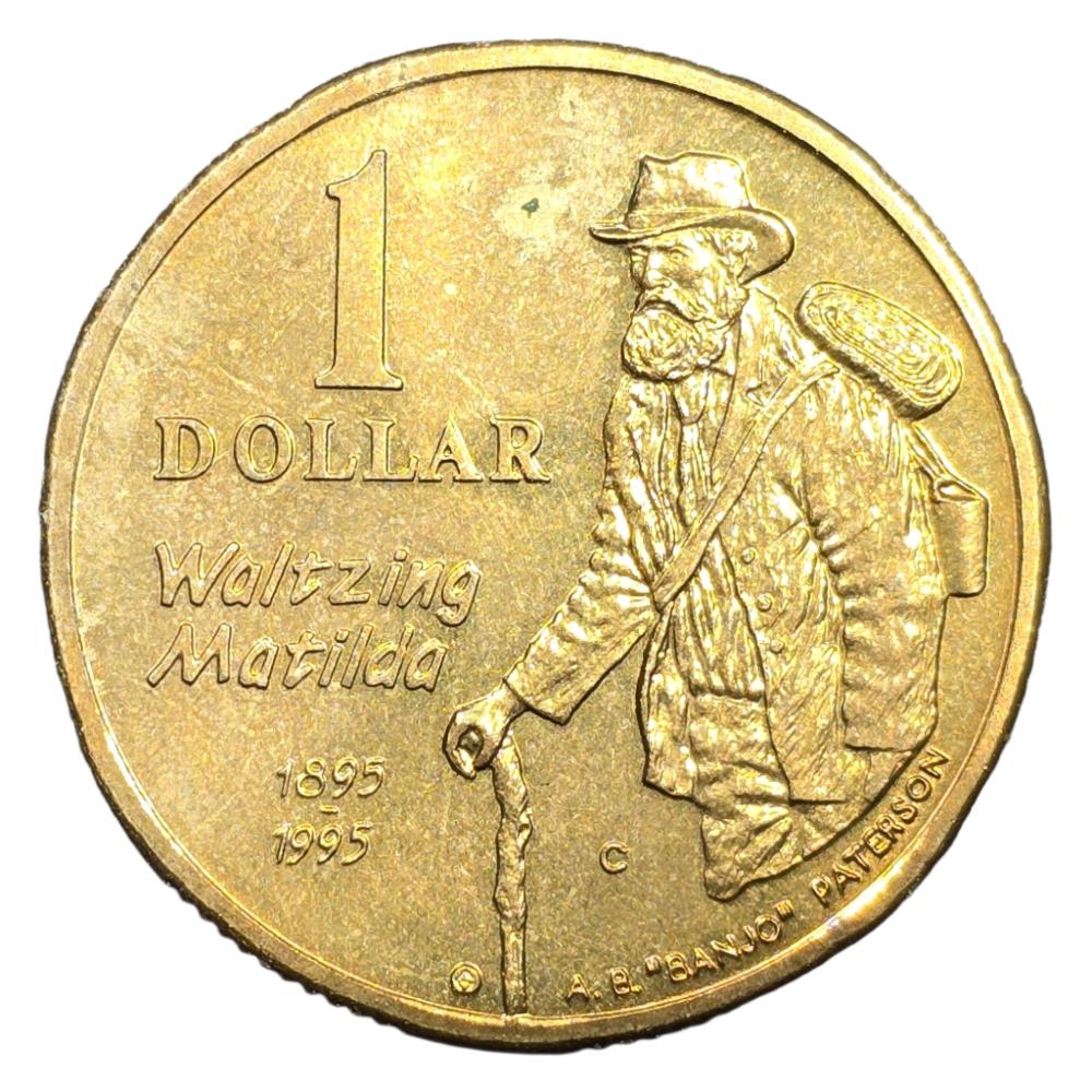 1995 $1 Coin - Centenary of Banjo Paterson's "Waltzing Matilda"
