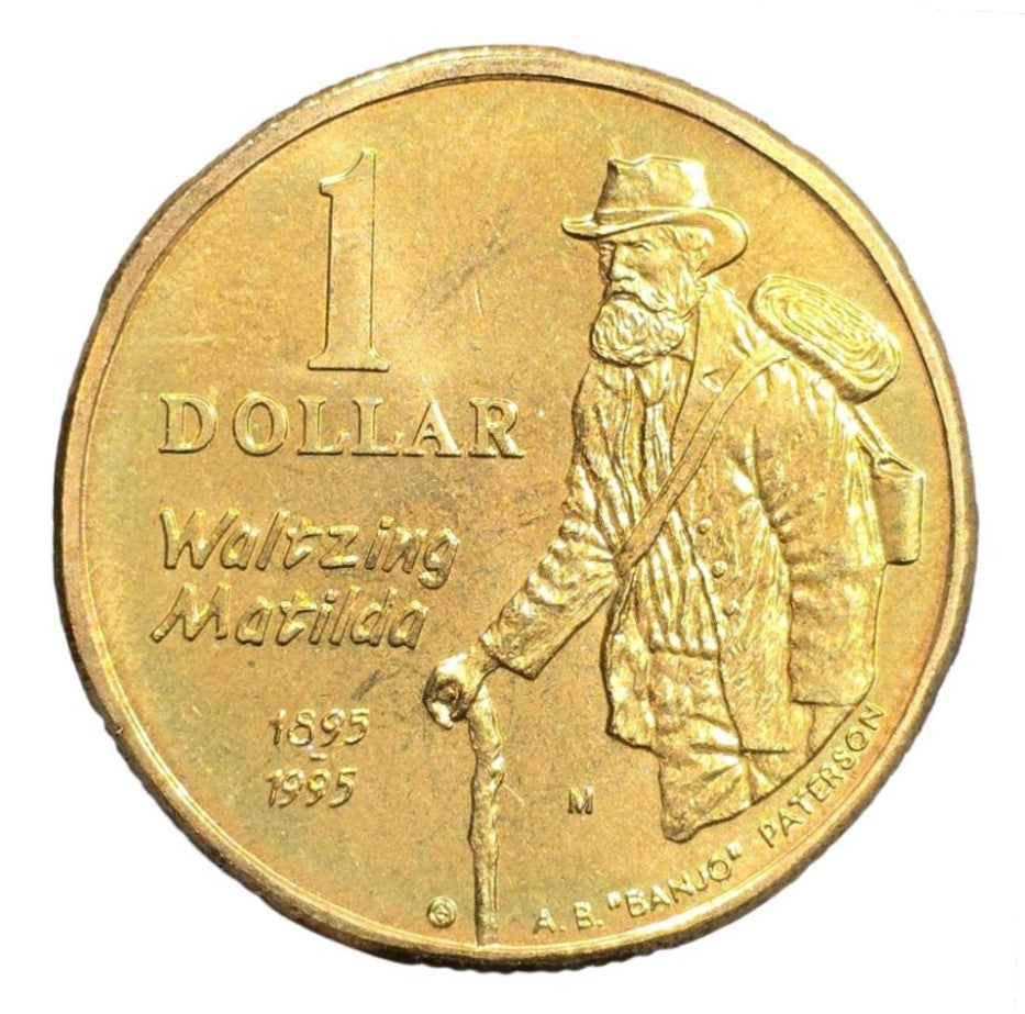 1995 $1 Coin - Centenary of Banjo Paterson's "Waltzing Matilda"
