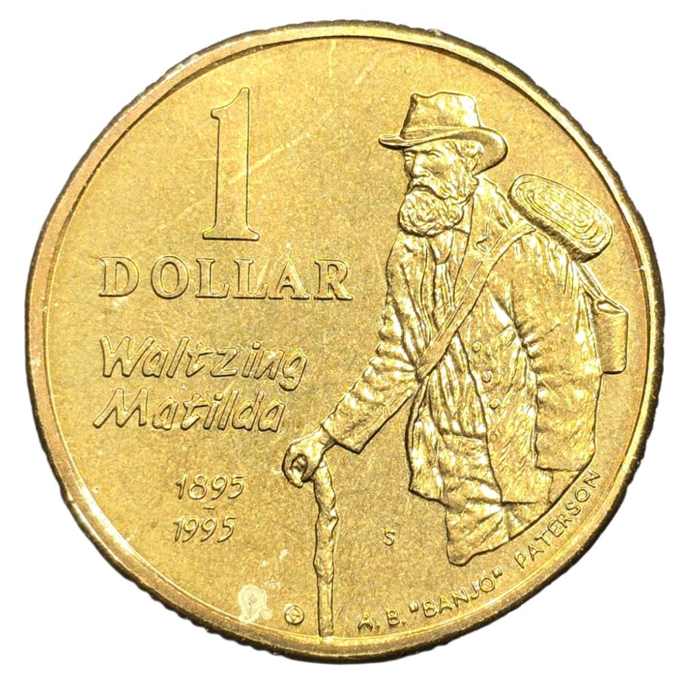 1995 $1 Coin - Centenary of Banjo Paterson's "Waltzing Matilda"
