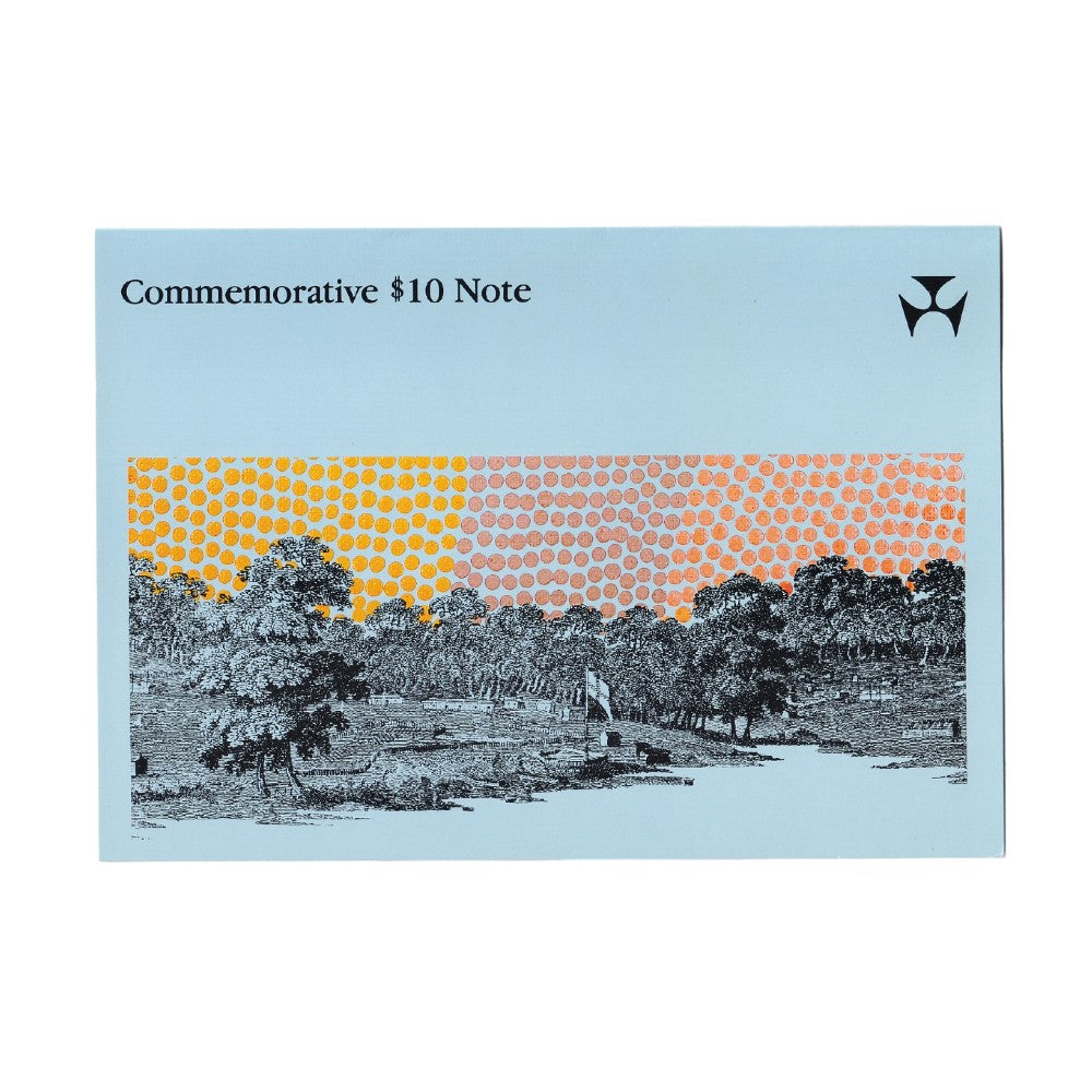 1988 Australian $10 Note - Bicentennial Overprinted Note in NPA Folder - A01(a)