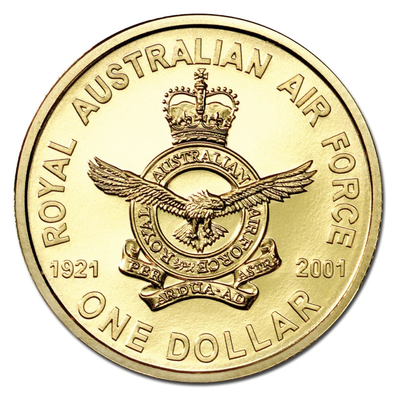 2001 Australian $1 Coin - 80th Anniversary of the Royal Australian Air Force
