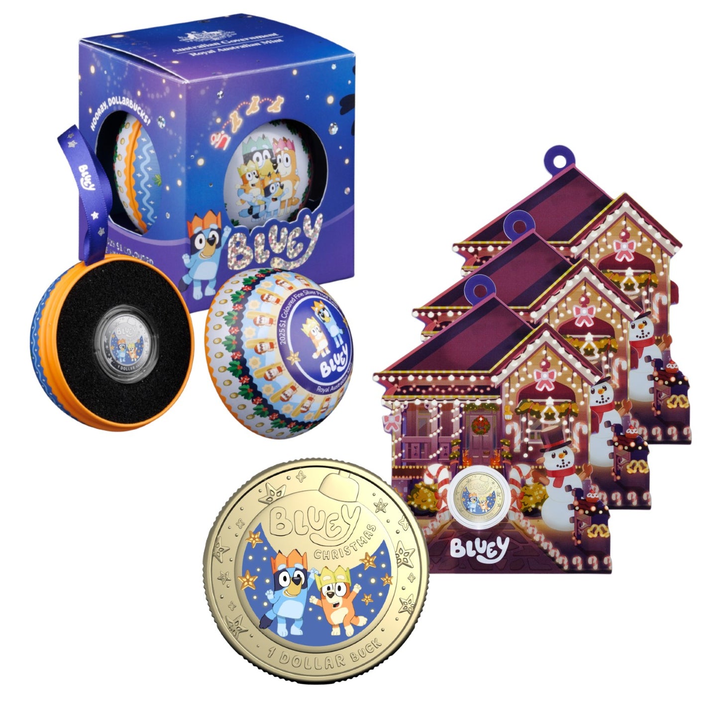 2025 Bluey Christmas Coin Bundle