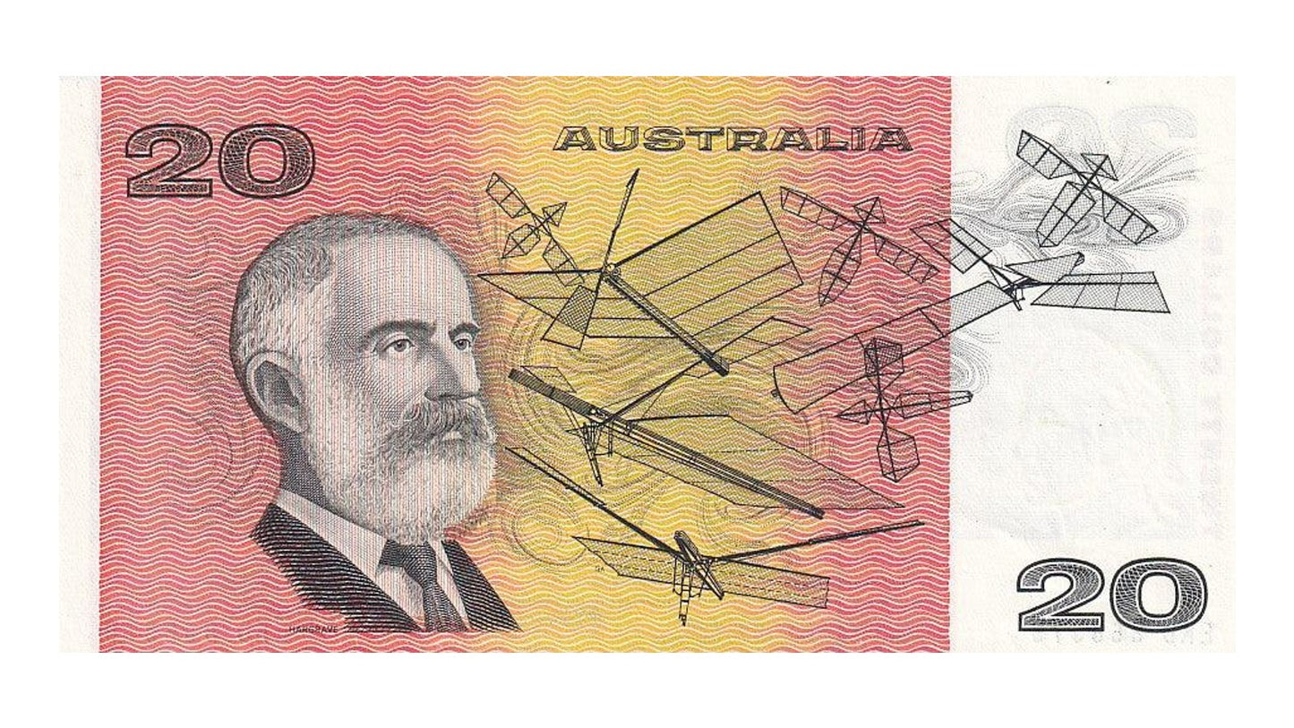 1985 $20 Note Pair - Sequential Numbers - EKD 868518 & EKD 868519 - Johnston/Fraser - Gothic Serial - R409b - About Uncirculated